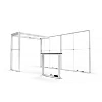 Boîte à lumière moderne en tissu tendu Focus FLB 3x6 pour stand d'exposition, pliable, portable, utilisation en intérieur