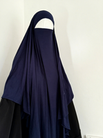 Khimar de prière en jersey de bambou Timett 2026, coupe classique, en tissu jersey doux et respirant pour femmes musulmanes