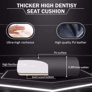 Silla de Juego Ergonómica DB, Silla de Oficina Reclinable de Cuero PU con Reposapiés para Adultos - Product Image 6