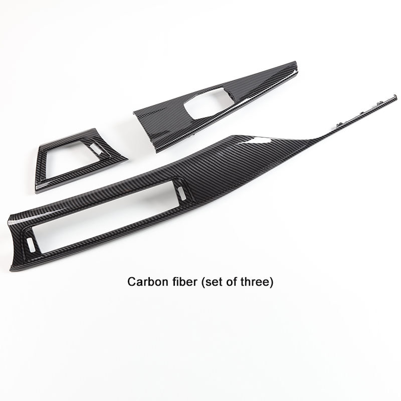 Set tre pezzi in fibra di carbonio