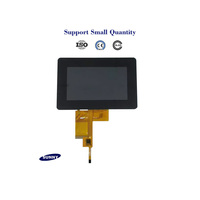 Écran tactile Ips 4.3 pouces LED rétro-éclairage TFT LCD écran ST7262 pilote Interface RVB haute luminosité de qualité industrielle