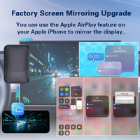 Adaptateur CarPlay sans fil 4-en-1 intelligent et stable, Wi-Fi double bande 5 GHz, faible latence, compatible Apple et Android Auto