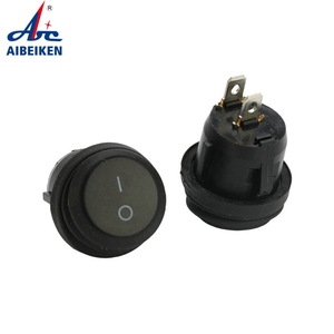 Abilkeen kcd1 loạt ngắn cơ thể loại vòng đầu phẳng nút dầu và không thấm nước Rocker chuyển đổi với 2pin thiết bị đầu cuối - Product Image 5