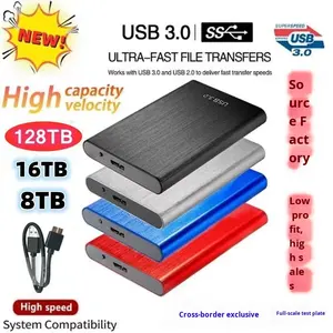 Nuevo <span class=keywords><strong>Disco</strong></span> Duro Portátil <span class=keywords><strong>de</strong></span> <span class=keywords><strong>Estado</strong></span> Sólido 2509 para Comercio Exterior Transfronterizo, 128 TB, USB 3.0, Carcasa <span class=keywords><strong>de</strong></span> Metal, 2.5 Pulgadas, 5400 RPM, 16 MB <span class=keywords><strong>de</strong></span> Caché - Product Image 2