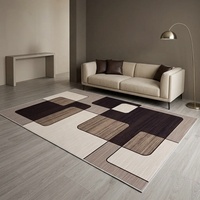 Tapis de luxe pour salon, grand tapis moderne pour la décoration de la maison, tapis moelleux et doux, revêtement de sol en promotion