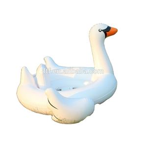 Bouée de natation gonflable Waterhan en forme de cygne pour enfants de 8 à 13 ans, 70 cm, en PVC, pour l'été, emballage inclus - Product Image 3