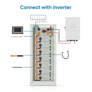 Paquete de Baterías de Litio de 51.2V 100Ah 280Ah, Baterías Solares de Alto Voltaje Apilables, Almacenamiento de Energía Doméstica de 30kWh 50kWh - Product Image 1