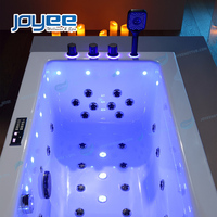 Baignoire à hydromassage design moderne 1,7 m, baignoire à remous intérieure JOYEE, baignoire autoportante en acrylique