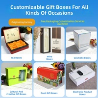 Boîtes cadeaux personnalisables à double couche avec couvercle rabattable pour compléments alimentaires, emballages cosmétiques haut de gamme, papier gris