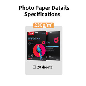 Carta Fotografica Lucida JOJO A4 per Stampanti a Getto d'Inchiostro - Uso su Un Lato, Stampa Digitale 115g-230g, Confezione in Cartone Colorato - Product Image 4