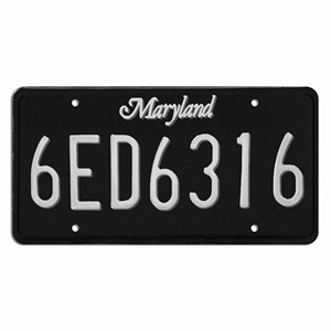 Placa de matrícula del estado de Maryland <span class=keywords><strong>personalizada</strong></span> texto novedad etiqueta automática al por mayor placas de bicicleta haz tu propio <span class=keywords><strong>nombre</strong></span> - Product Image 3