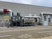 Éliminateur de fumée humide ESP robuste en acier inoxydable 304 à économie d'énergie pour la filtration des fumées des lignes de friture de frites en usine alimentaire