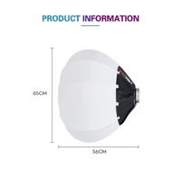 Kit d'Éclairage de Studio Photo ZSYB 3 Lumières, Diffuseur de Flash d'Appareil Photo avec Boîte à Lumière