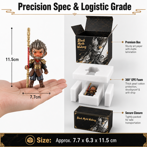 Action Figure da Collezione in Resina Personalizzata Blind Box Black Myth Sun Wukong Mitologia Cinese Decorazione Casa Ingrosso Fabbrica - Product Image 6