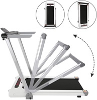 Nouveau tapis de marche électrique pliable 2026 pour bureau intelligent avec table intégrée, idéal pour la maison et le fitness professionnel