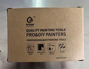 Conjunto de ferramenta rolo de pintura, fabricante de microfibra casa pintura pintura pintura ferramenta de rolo personalizado estilo americano