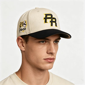Cappello da Baseball <span class=keywords><strong>PR</strong></span> Porto Rico con Ricamo 3D Hip Hop Personalizzato, Cappellino Snapback Originale Regolabile con Bandiera - Product Image 2