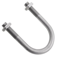 OEM ODM Personnalisé M6 M8 M10 DIN 3570 Serre-câble carré galvanisé en U pour la construction, support de tuyau d'eau, fixation rapide