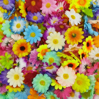 Bunga Daisy Buatan Tangan 4cm, Bunga Matahari Daisy Buatan untuk DIY Pernikahan Natal Wisuda Paskah-untuk Sepatu Topi