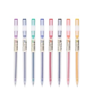 Deli <b>Multicolor</b> Gel <b>Pen</b> 0.5mm Needle Tip Student Writing <b>Pen</b> 8 Colors - Product Image 3