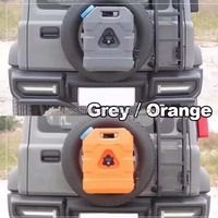 Réservoir d'eau auxiliaire modulaire de 21 L à monter sur roue de secours, très vendu, pour accessoires Suzuki Jimny JB64 JB74