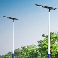 Nueva Farola Solar Integrada IP65 Impermeable con Lámpara LED AC e Inducción de Movimiento para Uso en Exteriores y Patios