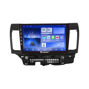 วิทยุติดรถยนต์ Android,วิทยุรถยนต์สำหรับ Mitsubishi Lancer 2006-2018 10นิ้วระบบนำทาง GPS สเตอริโอ Quad-Core 2 Din