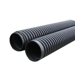HDPE PIPE DN600 schwarz Kunststoff-Abflussrohr mit 10 Fuß Durchmesser