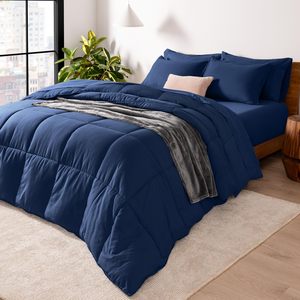 Ensemble de couette <span class=keywords><strong>7</strong></span> pièces personnalisé en microfibre ultra douce, alternative au duvet d'oie, toutes saisons, pour chambre à coucher, maison, OEM, ODM - Product Image 2