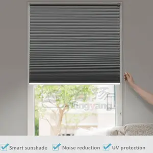 Curtains Curtain Cordless Honeycomb Blinds Fabric Roller Curtains For Windows Blinds Blackout Electric Cellular Blinds Window Curtain Shades