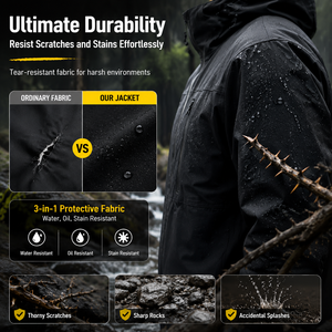 Chaqueta de Seguridad Resistente a Cortes de PE, Nivel 5, Protección Contra Vapores, Ropa de Trabajo Industrial, Precio de Fábrica al Por Mayor, Personalizable - Product Image 4