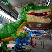 Zigong Gecai Fournisseur professionnel de modèle T-rex de dinosaures animatroniques de dessin animé