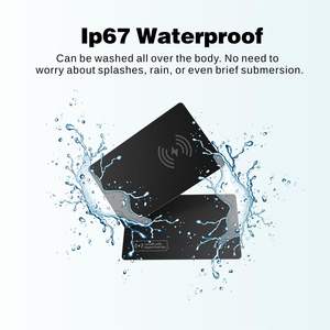 MFi Certified Wallet-Tracker Card-<span class=keywords><strong>2</strong></span> <span class=keywords><strong>Pack</strong></span> Ultra Slim Tracker Card para Wallet-Finder-Tracker Tag Work with Find My IPX6 - Product Image 3