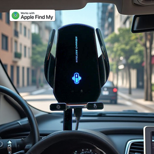 Mfi Chứng Nhận 15W Không Dây Sạc Nhanh Thông Minh <span class=keywords><strong>GPS</strong></span> Xe Định Vị Thông Minh Xe Sạc Không Dây Chủ Với Tìm Thấy <span class=keywords><strong>GPS</strong></span> của Tôi Theo Dõi - Product Image 1