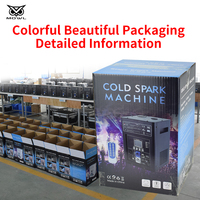MOWL Vente en gros en usine Feux d'artifice DMX 750W Pyrotechnic Cold Sparkler 750 Machine électronique à étincelles pour fête de mariage Bar Club Show