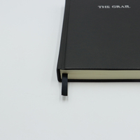 Vente chaude A5 PU cuir couverture rigide Journal cahier avec 100 feuilles personnalisable pointillé planificateur cadeau Option