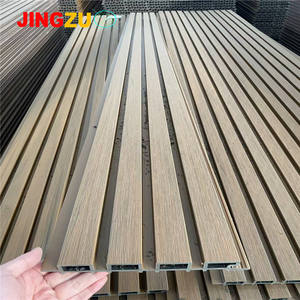 Panneaux muraux extérieurs en composite à <span class=keywords><strong>prix</strong></span> d'usine, bardage WPC, finition aspect bois, panneaux rainurés imperméables pour l'extérieur - Product Image 5