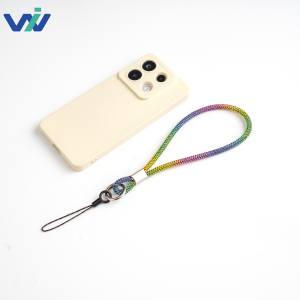 豪华闪亮的脖子/手腕挂绳，适用于手机水钻 & 聚氯乙烯 & 锌合金 & 聚酯绳其他类别手机配件 - Product Image 2