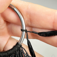 Cheveux humains bouclés birmans pour tresses au crochet, extensions de cheveux 100 % naturels pour tresses bohèmes, cheveux au crochet effet plume