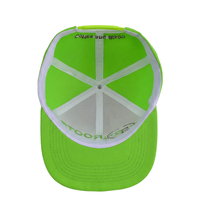 Casquette de baseball unisexe personnalisée légère et fluorescente à 6 panneaux en coton, style sportif, avec broderie 3D et impression par sublimation pour les commandes en gros