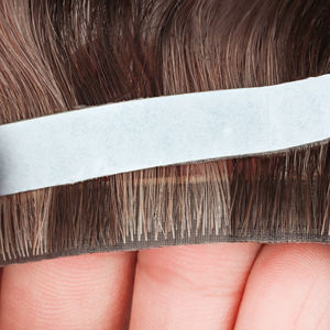 हॉट सेल डबल ड्रा वर्जिन रॉ रूसी मानव बाल लंबे अदृश्य टेप वेट 12ए हेयर एक्सटेंशन में अनकट टेप - Product Image 6