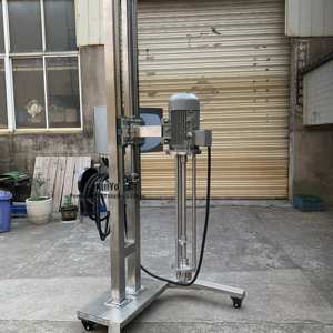 分散ディスク乳化剤付きカスタマイズされたアジテーターシャフト化学物質処理用の新しい状態のモーターベアリングとギアボックス - Product Image 2