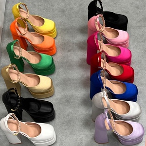 2025 New Brand Tacones Mujer Pumps Sexy Platform Ten Colours Party <b>Shoes</b> Women 14CM High Heels for Ladies - Product Image 3