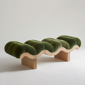 Banco <span class=keywords><strong>de</strong></span> Terciopelo Moderno Italiano, Mueble Suave para Sala <span class=keywords><strong>de</strong></span> Estar, para Hotel y Villa, Banco para Zapatos Multiusos y Otomana para Sofá - Product Image 2