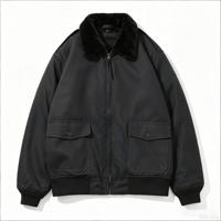Chaqueta Bomber Acolchada con Cuello de Forro Polar y Cierre de Cremallera, Bolsillos Dobles con Parche, Abrigo de Invierno para Trabajo, Logotipo Personalizado para Uniformes de Seguridad y Personal de Propiedades