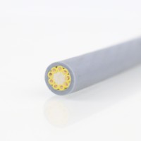 Cable de Control de Energía Flexible de Cobre con Aislamiento de PVC (Modelo YY 9*0.75) -20C~+70C para Máquinas de Automatización Industrial