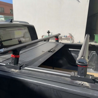 Barres transversales universelles réglables pour benne de pick-up TCAL TK-02-2, barres de chargement robustes en aluminium pour camping en plein air et overlanding