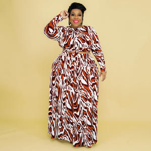 กระโปรงผู้หญิง2ชิ้นทรงสลิมฟิตแฟชั่นฤดูใบไม้ร่วงเสื้อผ้าสตรีทรงสลิมฟิตไซส์ใหญ่พิเศษ - Product Image 4