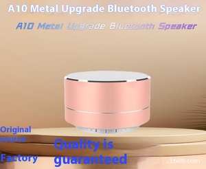 Hot-bán A10 cho bluetooth loa với RGB LED <span class=keywords><strong>mini</strong></span> Kim Loại USB khe cắm thẻ không dây pháo 5 Wát đầu ra máy tính để bàn trang trí quà tặng - Product Image 5
