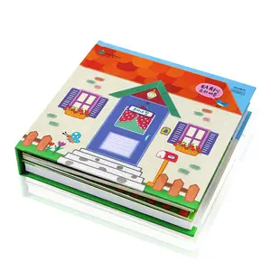 Custom Afdrukken Kinderen Karton Kids 3D Board Boek Engels Verhaal Boardbooks Afdrukken Fabriek